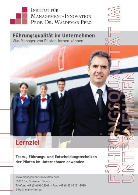 von Piloten lernen - Management Innovation