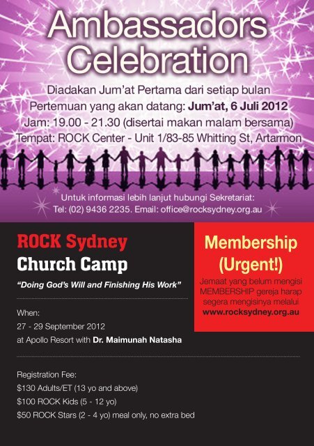 Perhatikanlah Keadaanmu! - ROCK Sydney Indonesian Church