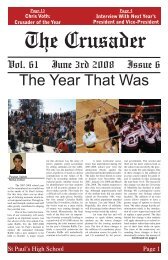 The Crusader Newspaper June 08, 2008 - St Paul's High School