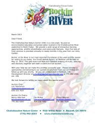 Auction Requisition Form - Chattahoochee Nature Center