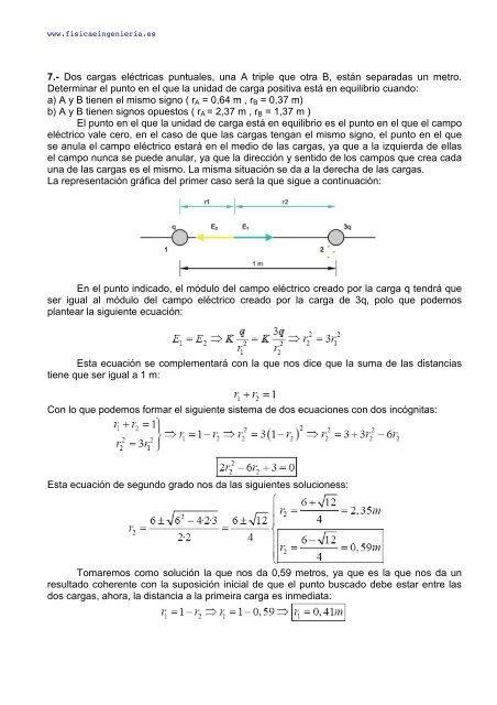 Ejercicios resueltos de campos electromagnéticos