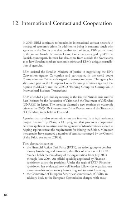 Economic crime report 2004 - Ekobrottsmyndigheten