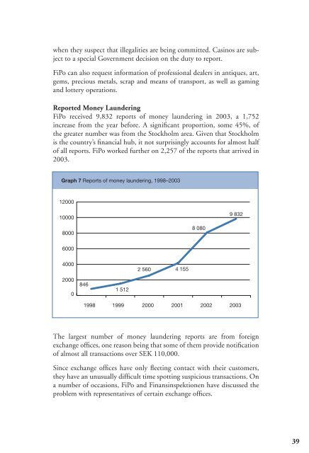 Economic crime report 2004 - Ekobrottsmyndigheten