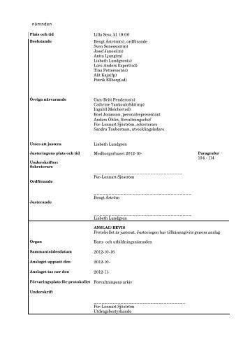 BUN 2012-10-16 - Protokoll.pdf - Burlövs kommun