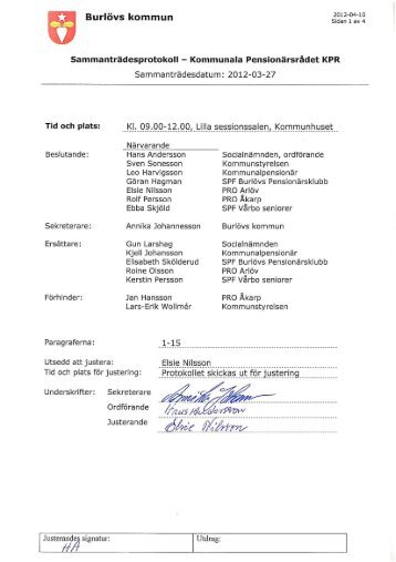 Protokoll KPR 120327.pdf - Burlövs kommun