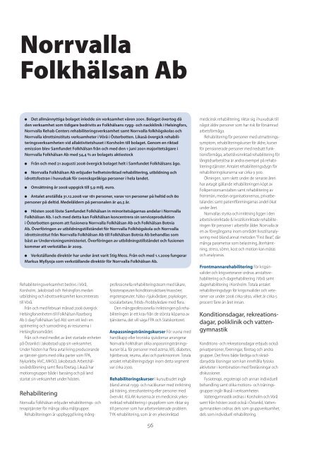 vÃ¥r verksamhet 2008 - FolkhÃ¤lsan