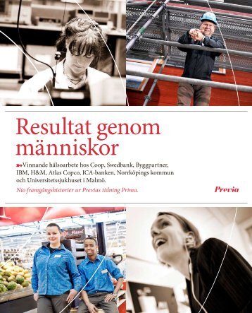 Resultat genom mÃ¤nniskor - Previa