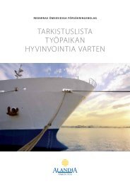 Tarkistuslistan työpaikan hyvinvointia varten