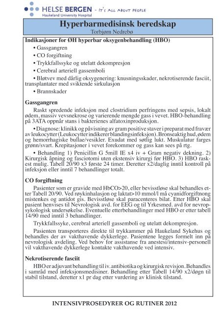 Intensivmedisin - Metodebok for Intensivmedisinsk ... - Helsebiblioteket