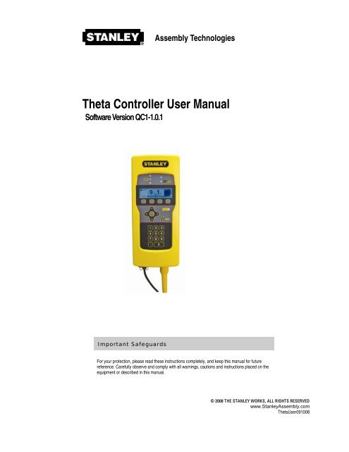 Theta Controller User Manual