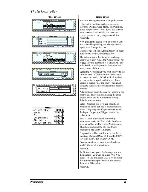 Theta Controller User Manual