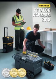 KATALOG NARZÄDZI 2013 - Stanley