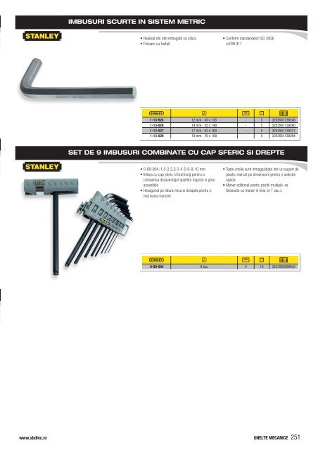 UNELTE SI SCULE DE MANA 2013 - Stanley