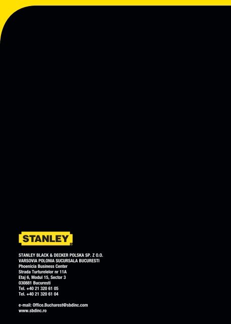 UNELTE SI SCULE DE MANA 2013 - Stanley