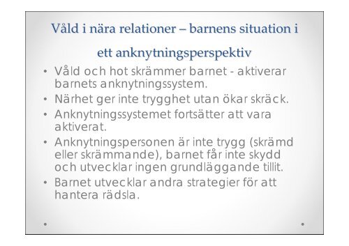 Barn och unga som lever med vÃ¥ld i hemmet - Kjerstin Almqvist