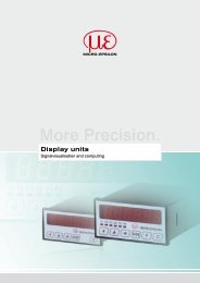 Data sheet of Display units (PDF, 740 KB) - Micro-Epsilon