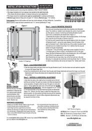 A B C D INSTALLATION INSTRUCTIONS