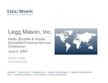 Presentation - Legg Mason