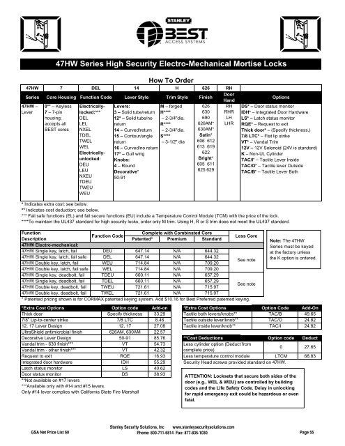 45hw Lever 45hw Serie