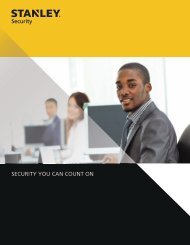 View Brochure - Stanley Security Solutions