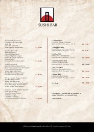 Download the menu - Savoy