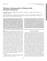 Pituitary Autoimmunity in Patients with Sheehan's Syndrome