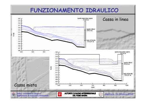 studio degli effetti sull'idrodinamica e sulla - AutoritÃ  di Bacino del ...