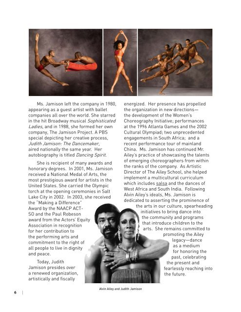 Alvin Ailey American Dance Theater - Cal Performances - University ...