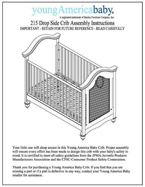 Stanley Furniture Young America Crib Instructions ...