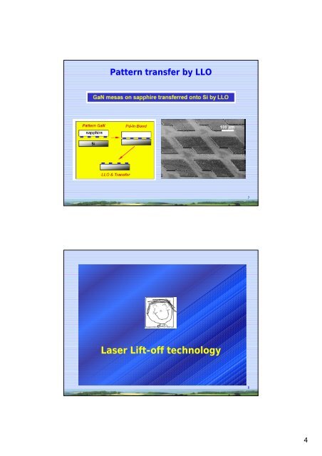 Laser Lift-off Process