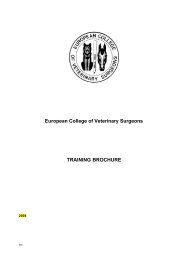 Proceedings – Small Animals - ECVS