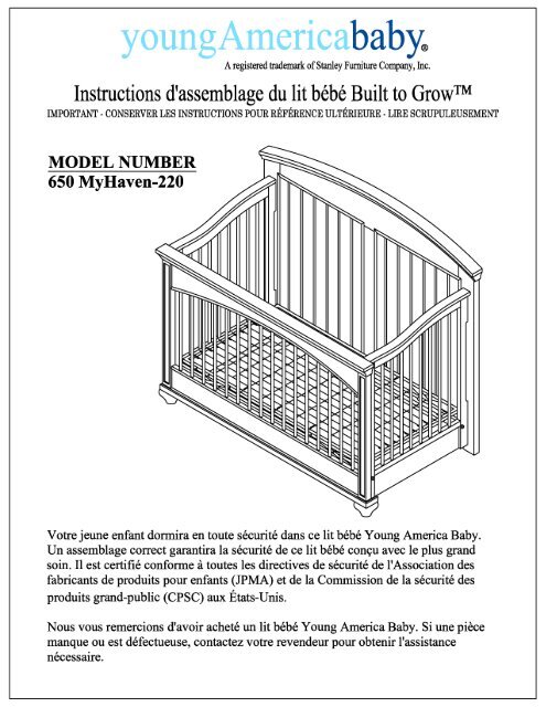 L:Instruction SheetsÂ¨ MyHaven-220French ... - Stanley Furniture