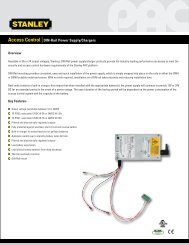 Access Control |DIN-Rail Power Supply/Chargers - Stanley PAC