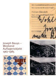 Joseph Beuys - Kulturmagazin Bodensee