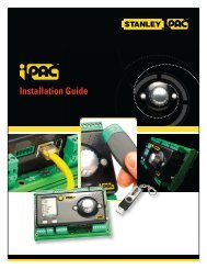 Installation Guide - Stanley PAC