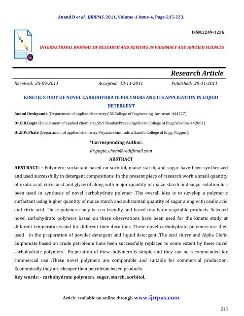 KINETIC-STUDY-OF-NOVEL-CARBOHYDRATE-POLYMERS-AND-ITS-APPLICATION-IN-LIQUID-DETERGENT