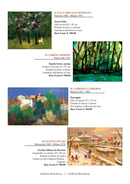 Catalogo Asta 36 - Galleria Rosenberg