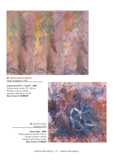 Catalogo Asta 36 - Galleria Rosenberg