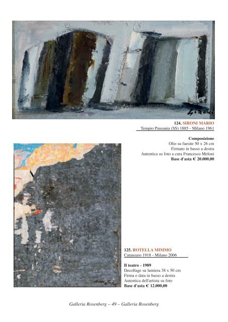 Catalogo Asta 36 - Galleria Rosenberg