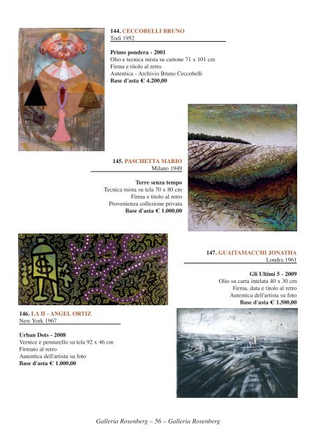 Catalogo Asta 36 - Galleria Rosenberg