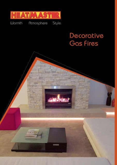Heatmaster Open Gas Brochure Pivot Stove Heating
