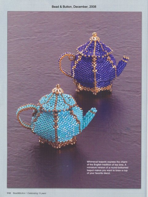 Bead & Button, December, 2008 - Diane Fitzgerald