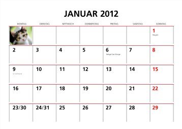 A3-Klassik-2012 - Blanko-Kalender