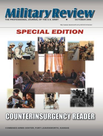 Counterinsurgency Reader - Combined Arms Center - U.S. Army