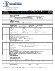 Community Acquired Pneumonia-Adult Order Form NOTED BY