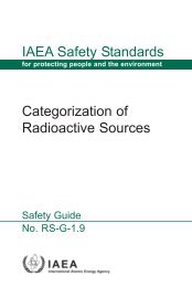 IAEA Safety Standards Categorization of Radioactive Sources - Batan