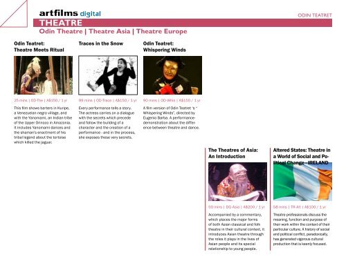 CATALOGUE - Art Films Digital