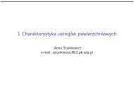 1 Charakterystyka ustrojÃ³w powierzchniowych