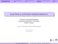 klasyfikacja ustrojÃ³w powierzchniowych - Instytut Metod ...