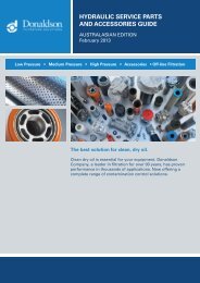 hydraulic service parts and accessories guide - odms.net.au